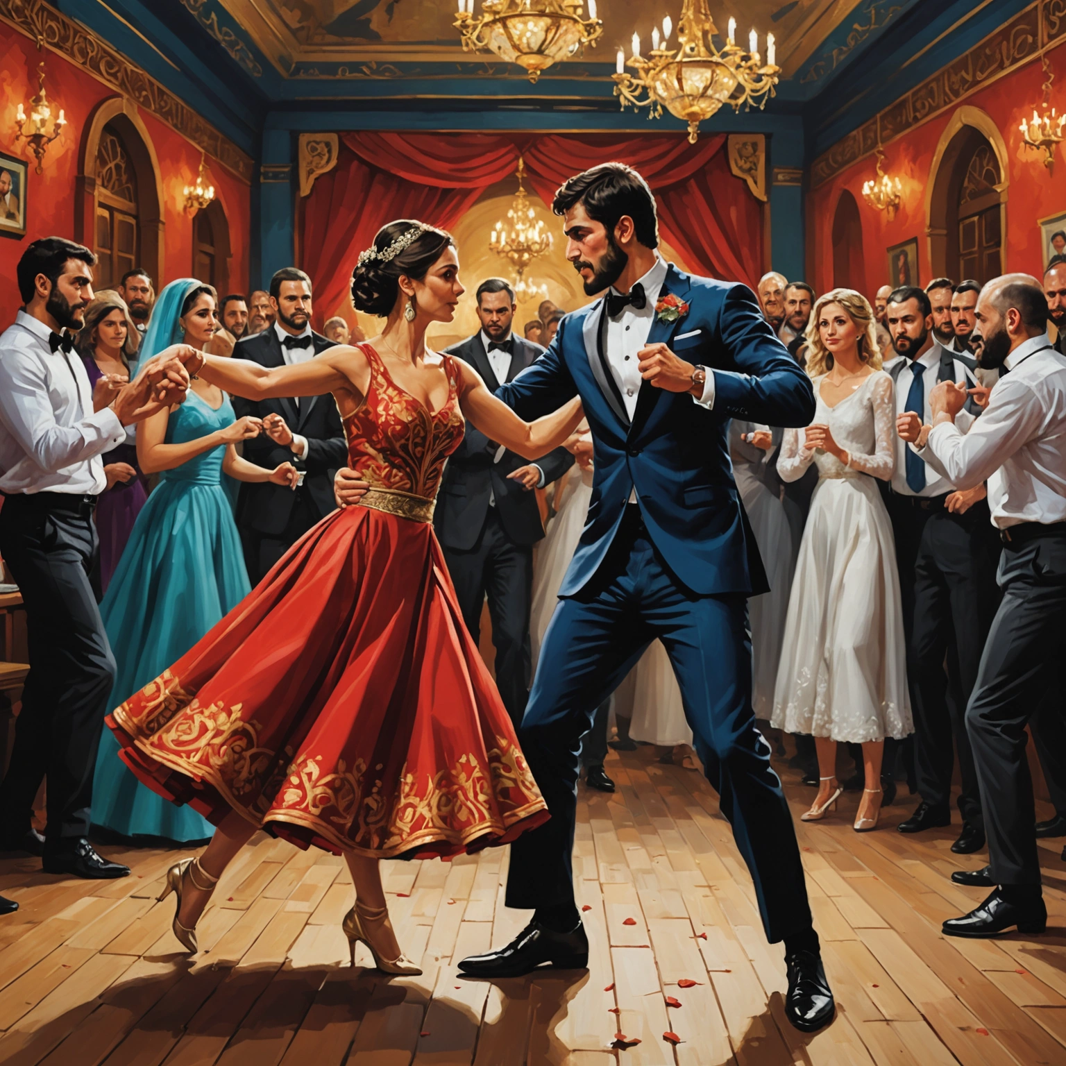 Тест: Кто притворялся танцором, чтобы попасть на чужую свадьбу — Махачев или Маддалена?