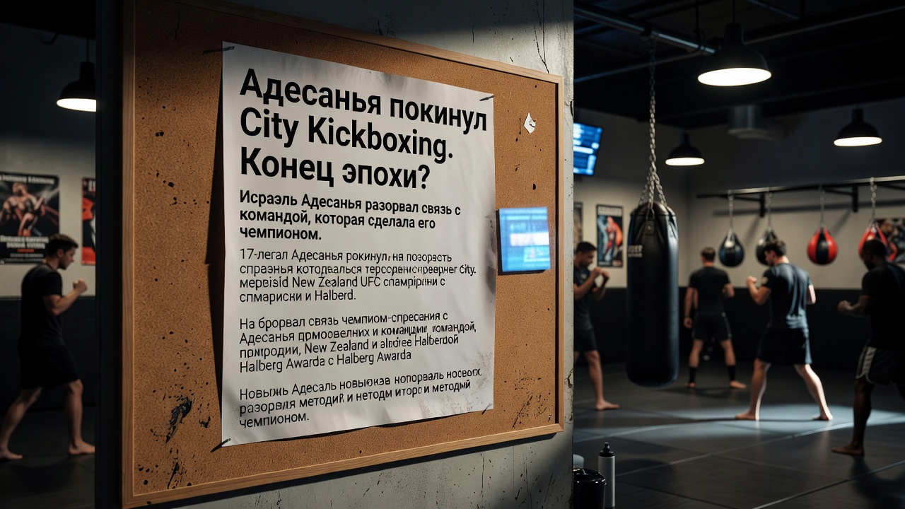 Адесанья покинул City Kickboxing. Конец эпохи?
