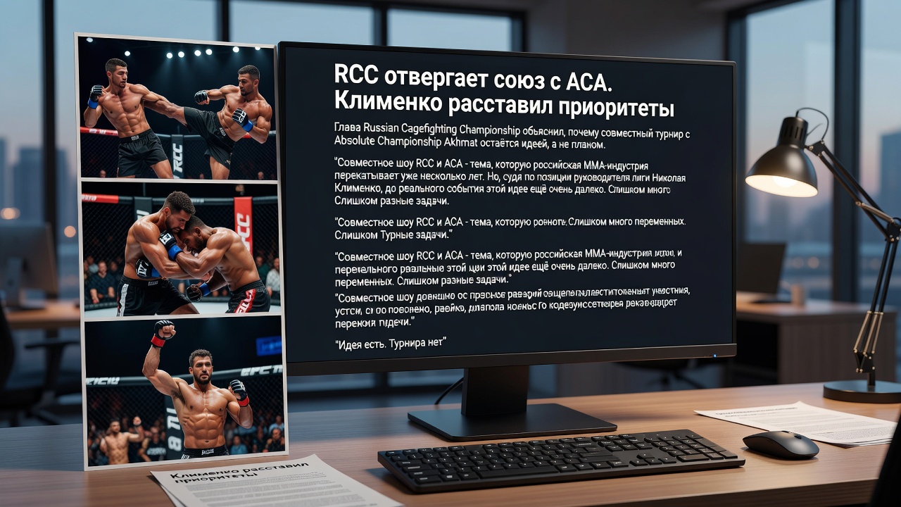 RCC отвергает союз с ACA. Клименко расставил приоритеты