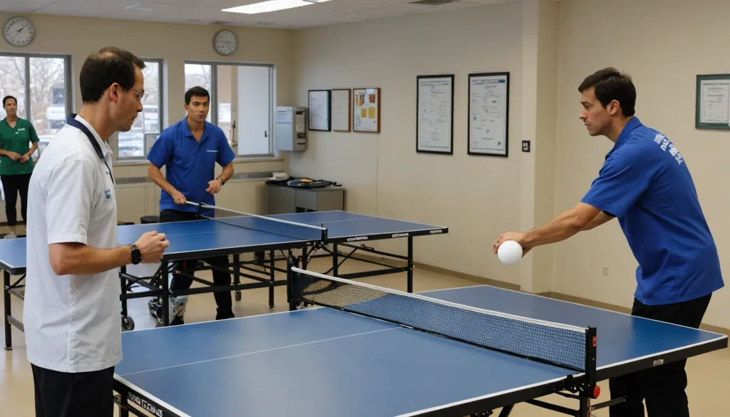 Простые теннис для врачей - Техника игры в пинг-понг: Приём, подача и базовые удары для начинающих