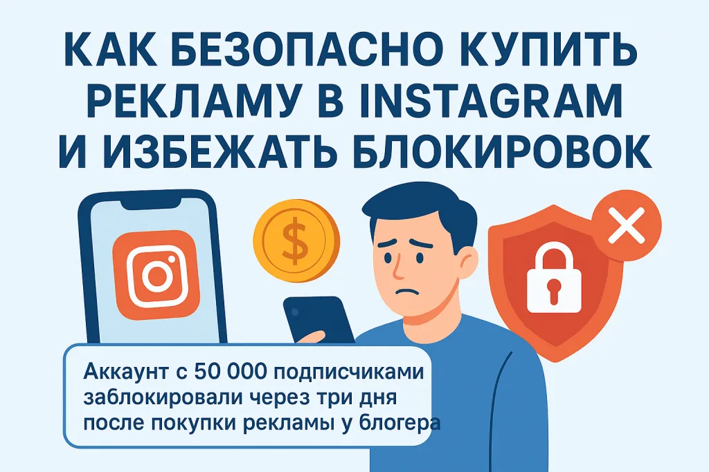 Как безопасно купить рекламу в Instagram и избежать блокировок