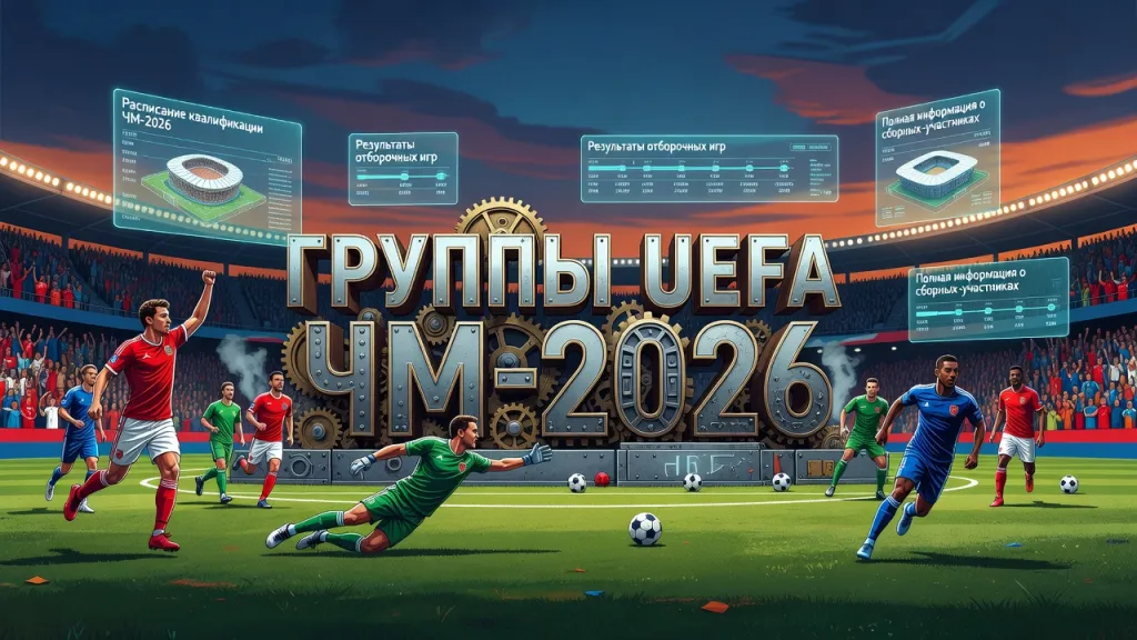 Группы UEFA, расписание и результаты отборочных матчей ЧМ-2026: полная информация о квалификации и сборных-участниках