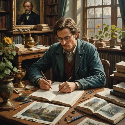 Творчество, образование и поэзия: как писатель формирует литературный мир