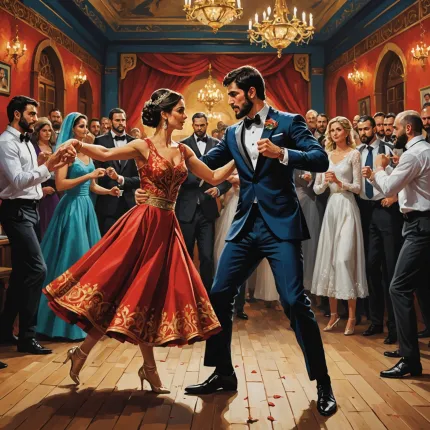Тест: Кто притворялся танцором, чтобы попасть на чужую свадьбу — Махачев или Маддалена?